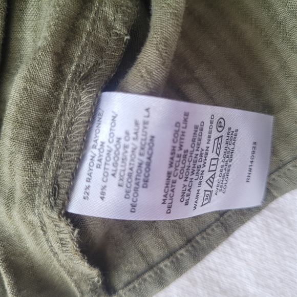 Loft Renaissance Victorian Steampunk Gothic Top Size Medium Mossy Green NWT - Picture 6 of 8